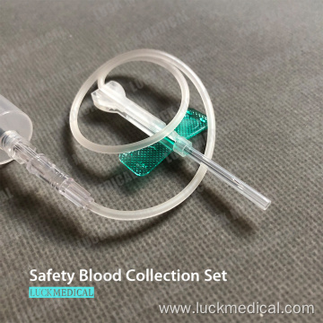 Safety Blood Collection Needle with Pre-Attach Holder CEFDA